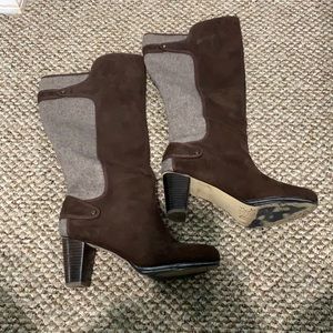 Bella Vita Suede and tweed boots size 9 1/2